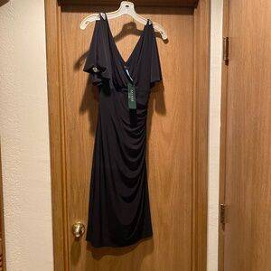 Ralph Lauren size 2 embellished black dress new with tags